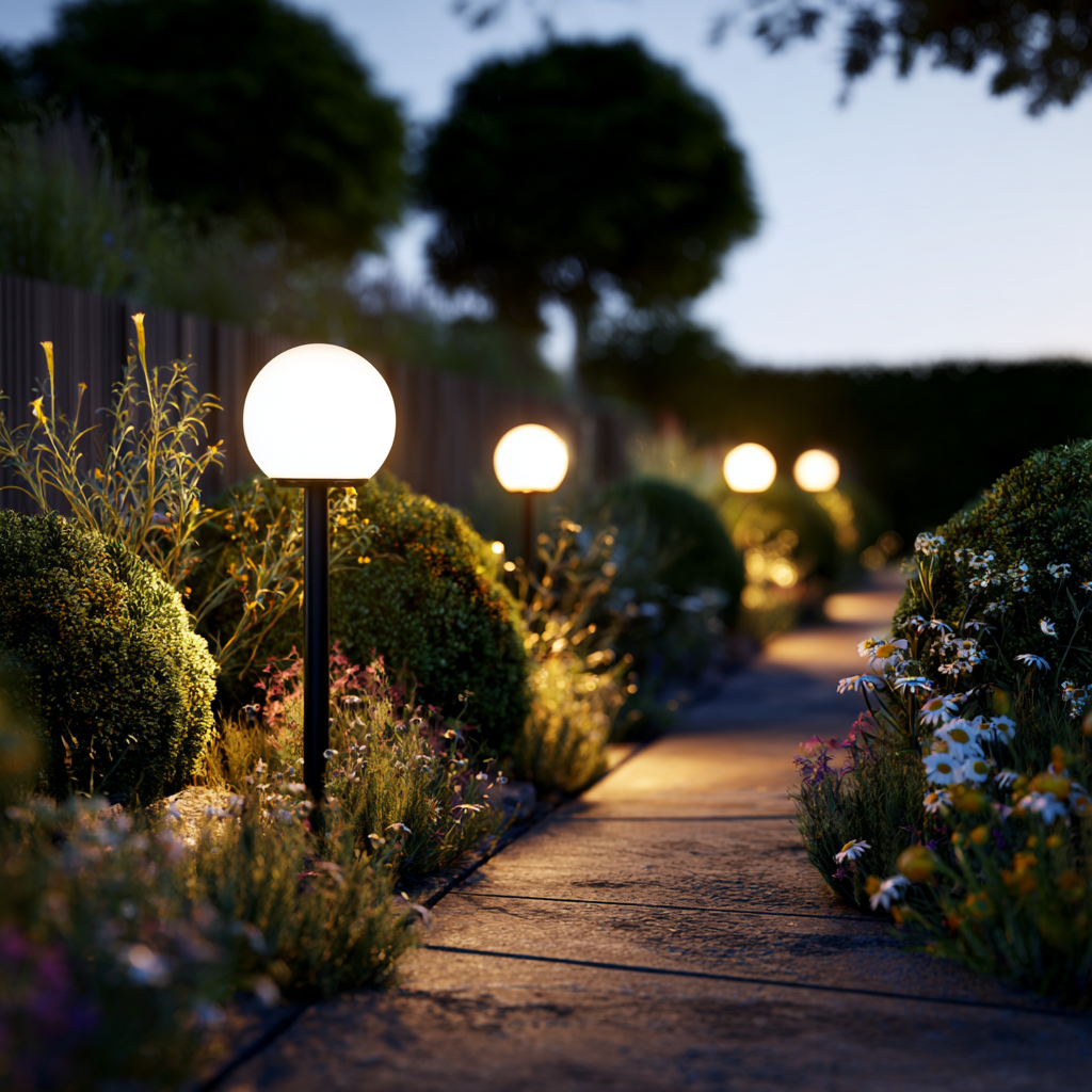Garden Security Lighting Installation